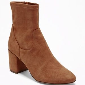 NWOT Brown Sock Bootie